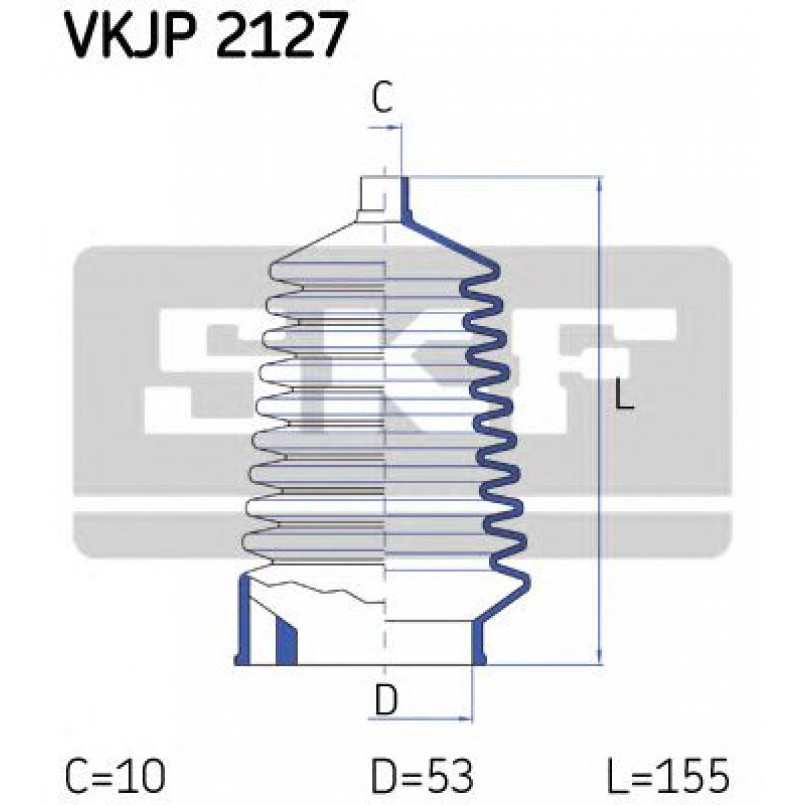VKJP 2127 SKF - Пильовик привідного валу